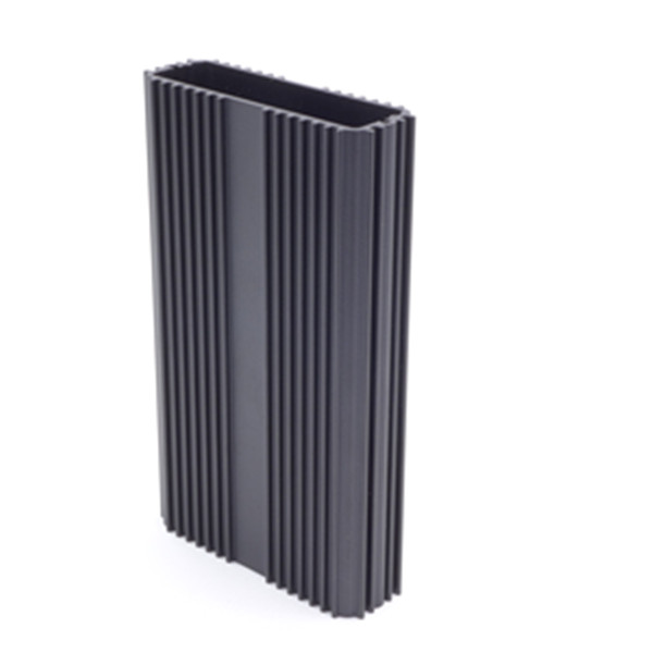 Aluminum extrusion shell for power supply heat sink