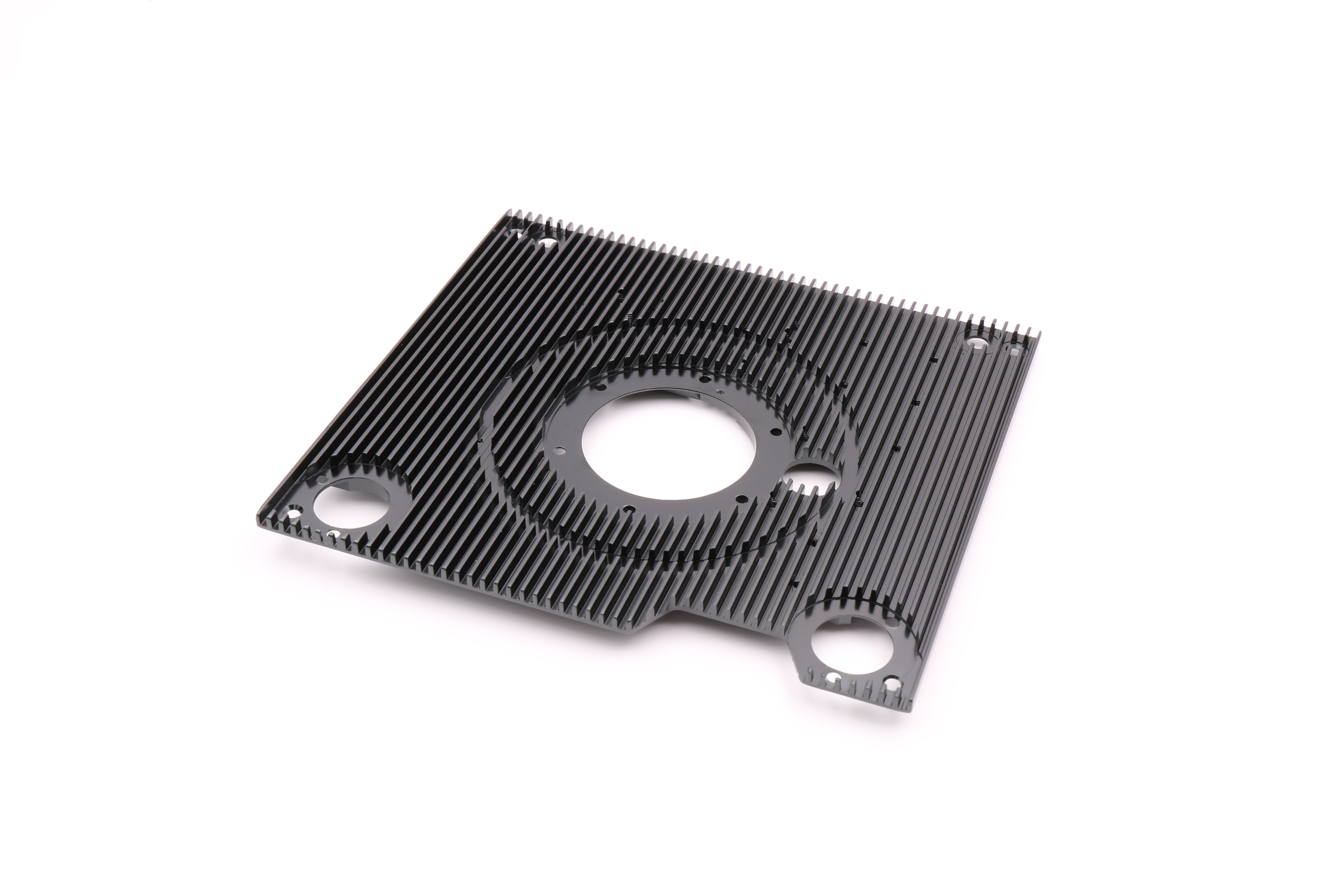 Aluminum Heatsink. Customized Size and ROHS Compliant