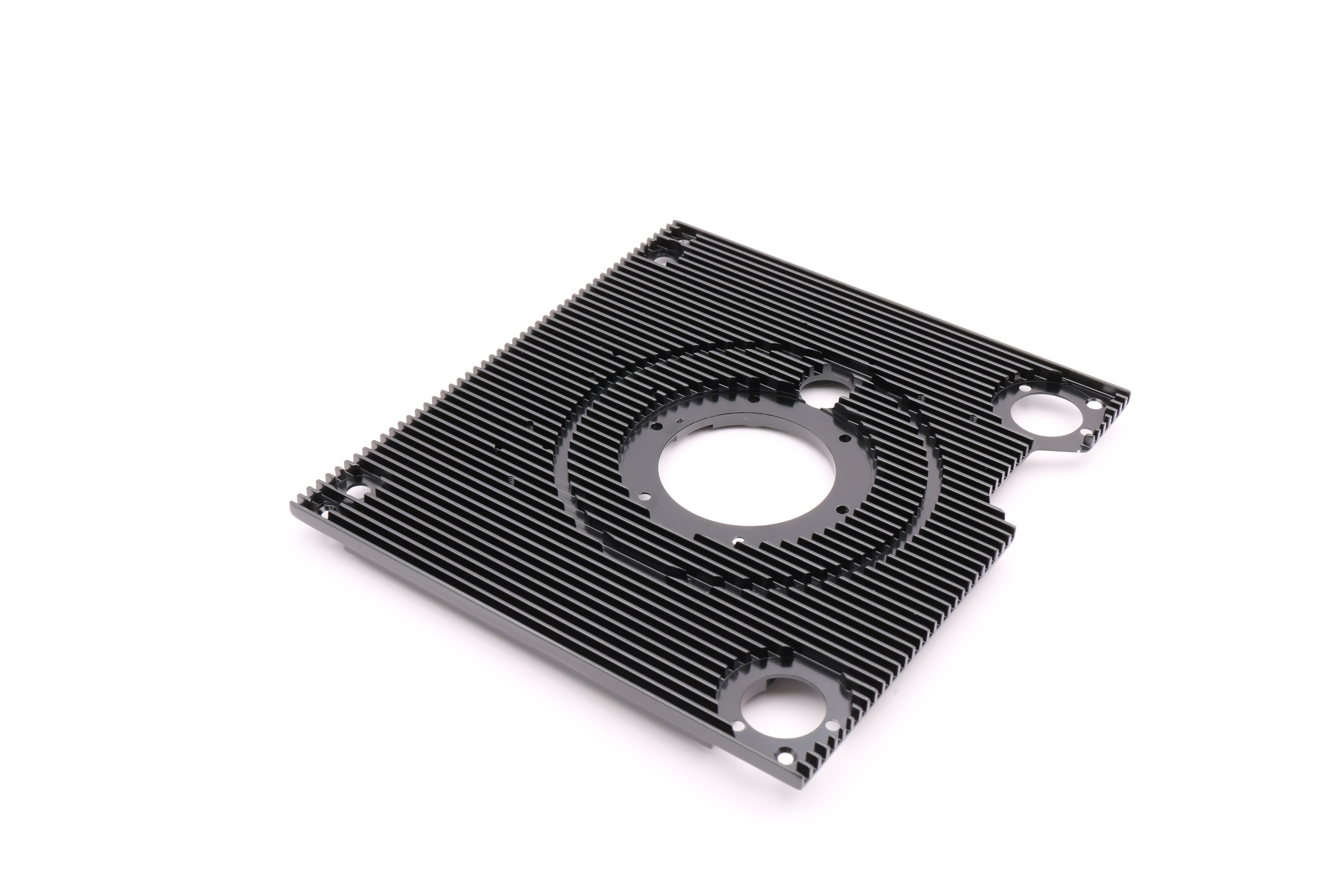 Aluminum Heatsink. Customized Size and ROHS Compliant