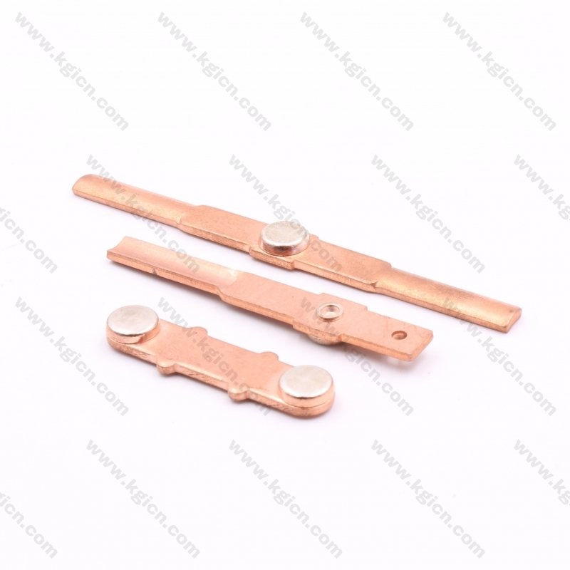 Berserk Metal Stamping Copper Part with Silver Contact for Sockets