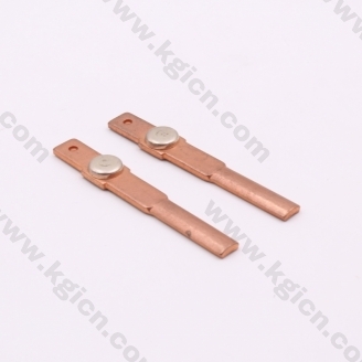 Hot Sale Metal Stamping Copper Part with Silver Contact for Sockets