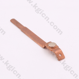 High quality copper terminal support with silver contact 