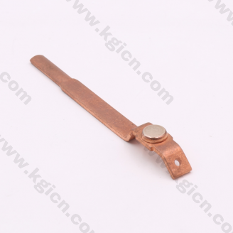 High quality copper terminal support with silver contact