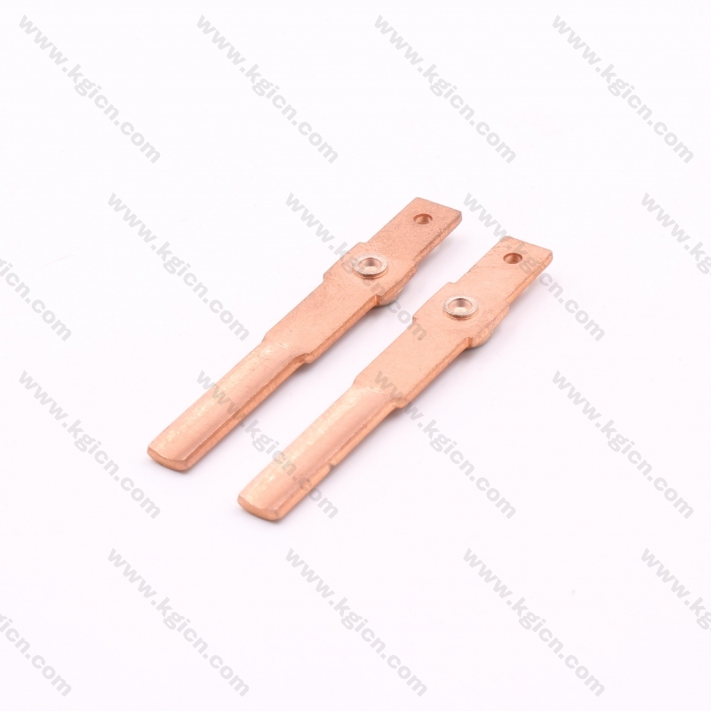 Hot Sale Metal Stamping Copper Part with Silver Contact for Sockets