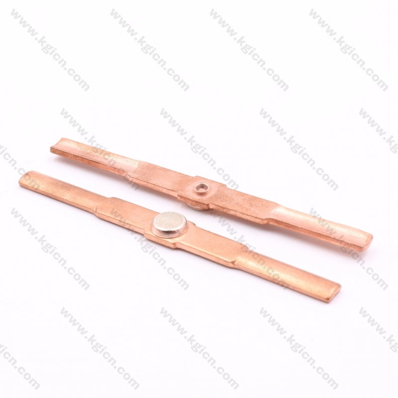 Excellent Quality Metal Stamping Copper Part with Silver Contact for Sockets