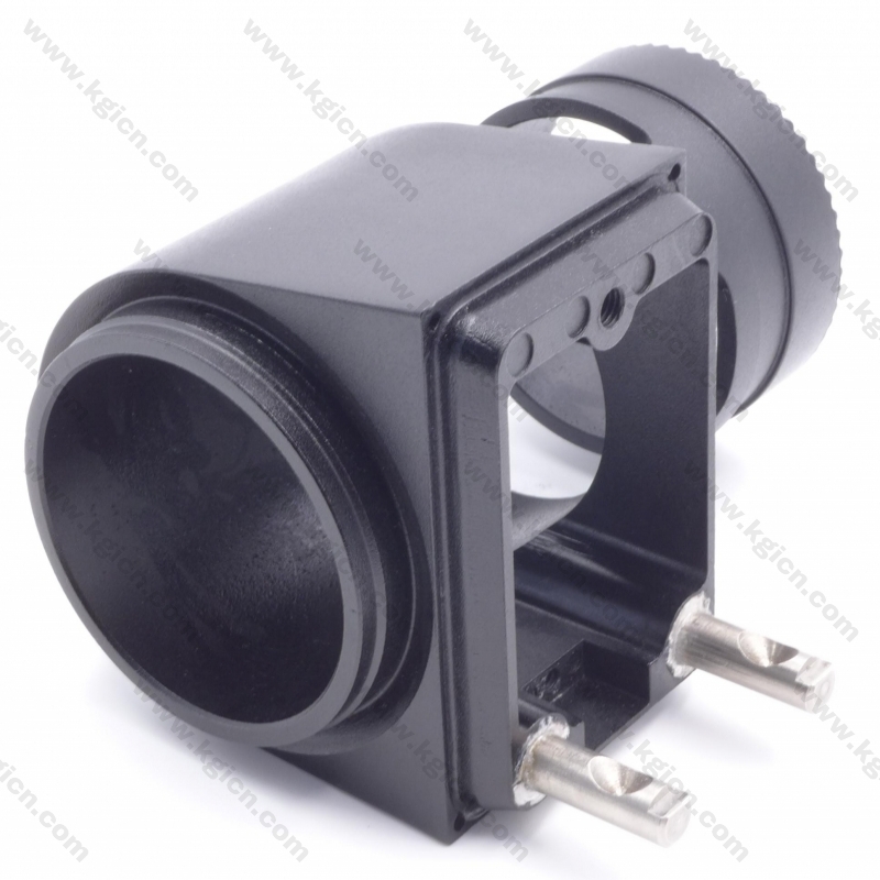 Sandblasting and Black Anodized Aluminum Die Casting Holder for Industrial Computer