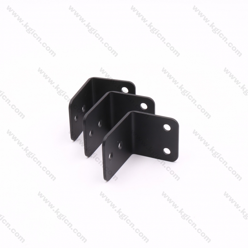 Factory Direct Sale Black Powder Coated Bracket for Electronic