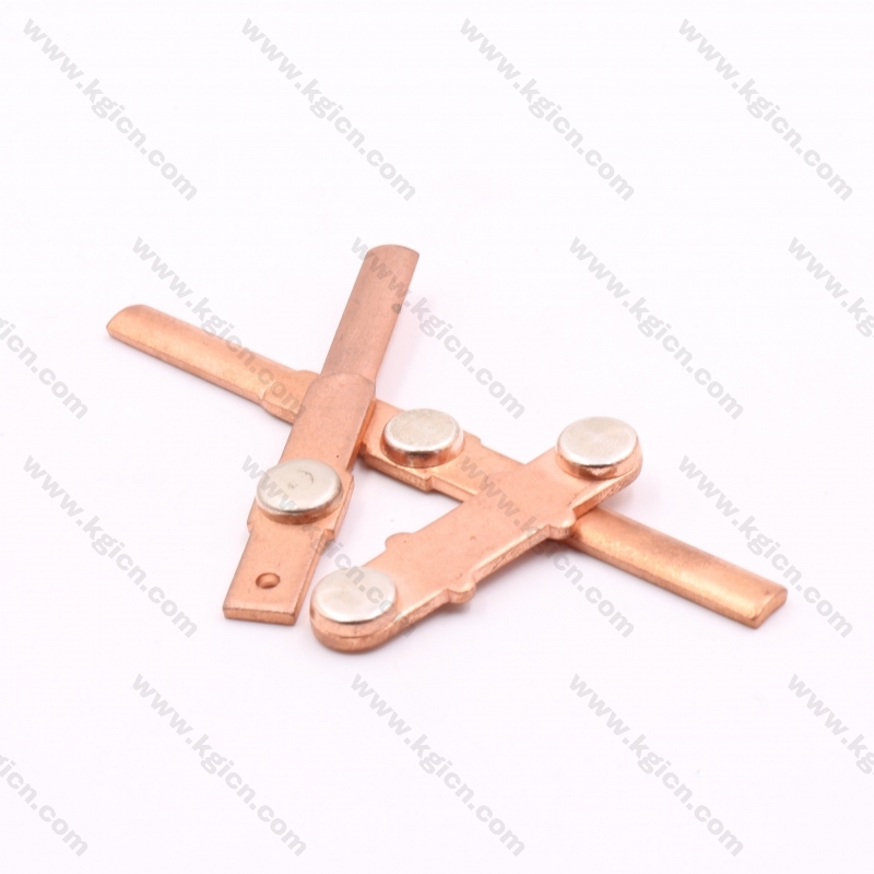Berserk Metal Stamping Copper Part with Silver Contact for Sockets