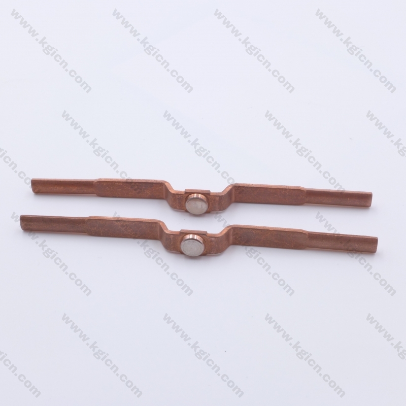 Markdown Sale Metal Stamping Copper Part with Silver Contact for Sockets