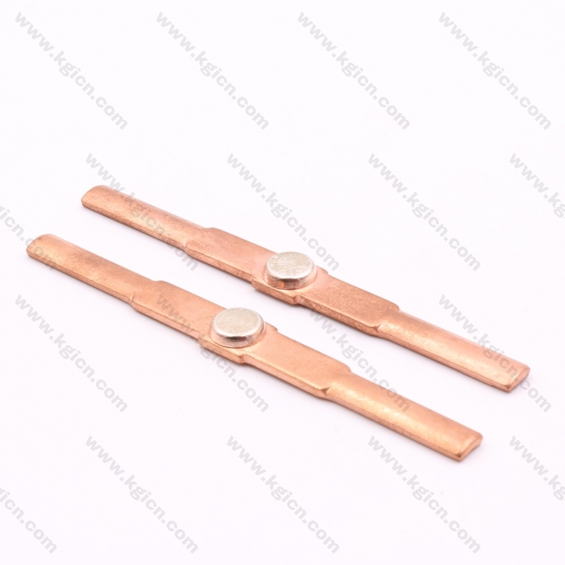 Excellent Quality Metal Stamping Copper Part with Silver Contact for Sockets