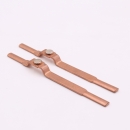 Factory Hot Sale Metal Stamping Copper Part with Silver Contact for Sockets
