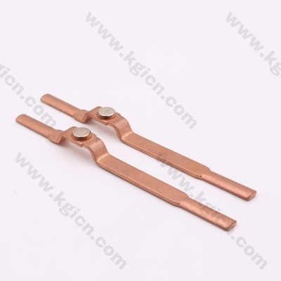 Factory Hot Sale Metal Stamping Copper Part with Silver Contact for Sockets