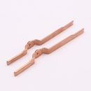 Factory Hot Sale Metal Stamping Copper Part with Silver Contact for Sockets