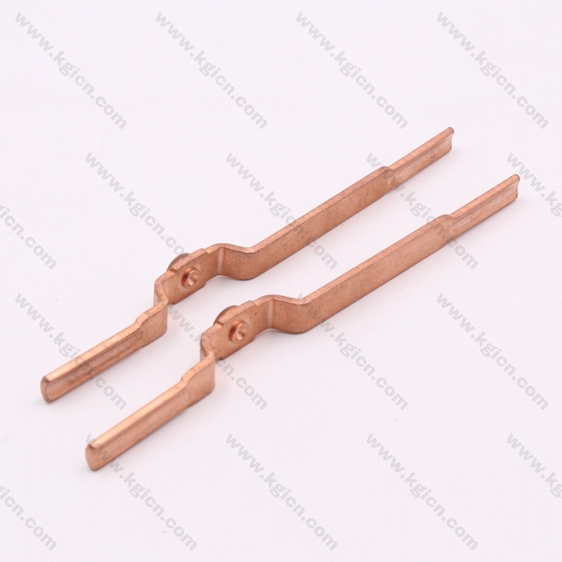 Factory Hot Sale Metal Stamping Copper Part with Silver Contact for Sockets