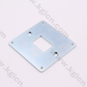 OEM Steel with White-Blue Plated Metal Stamping Plate 