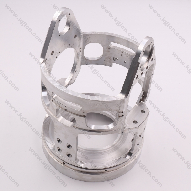 Metal milling CNC machining aluminum alloy flanges