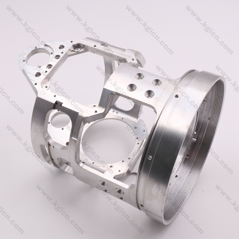 Metal milling CNC machining aluminum alloy flanges