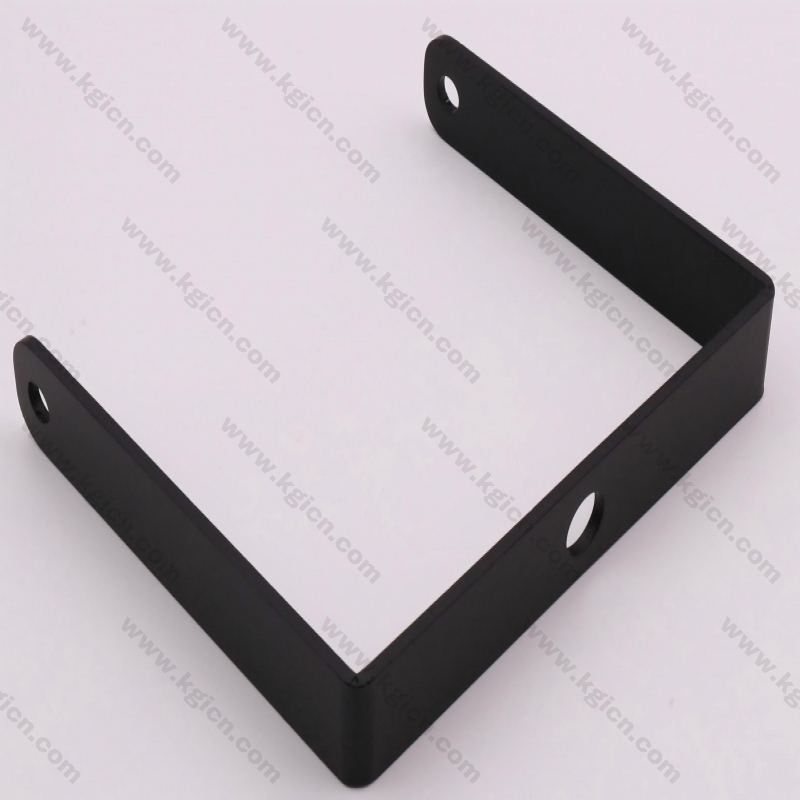 Competitive Price Black Powder Coated Mounting Bracket for Electronics