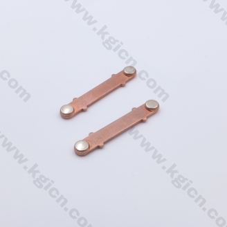 Brand New Metal Stamping Copper Part with Silver Contact for Sockets