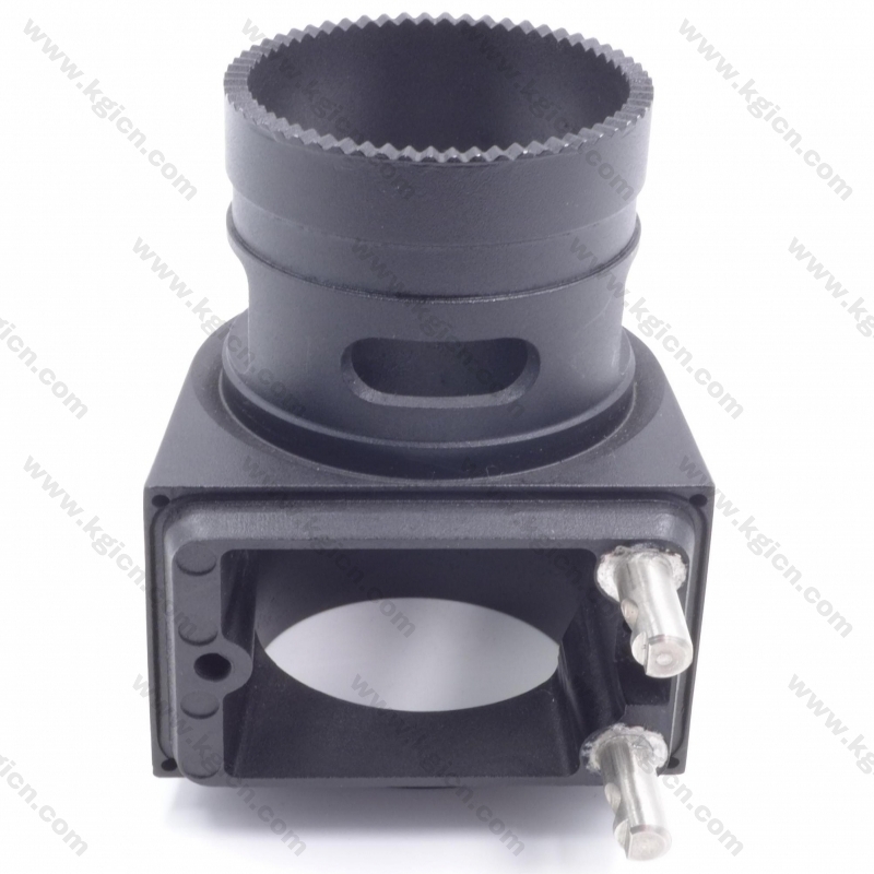 Sandblasting and Black Anodized Aluminum Die Casting Holder for Industrial Computer