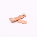 Hot Selling Metal Stamping Copper Part with Silver Contact for Sockets