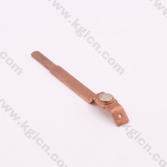 Favorite Design Metal Stamping Copper Part with Silver Contact for Sockets