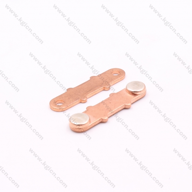 Hot Selling Metal Stamping Copper Part with Silver Contact for Sockets