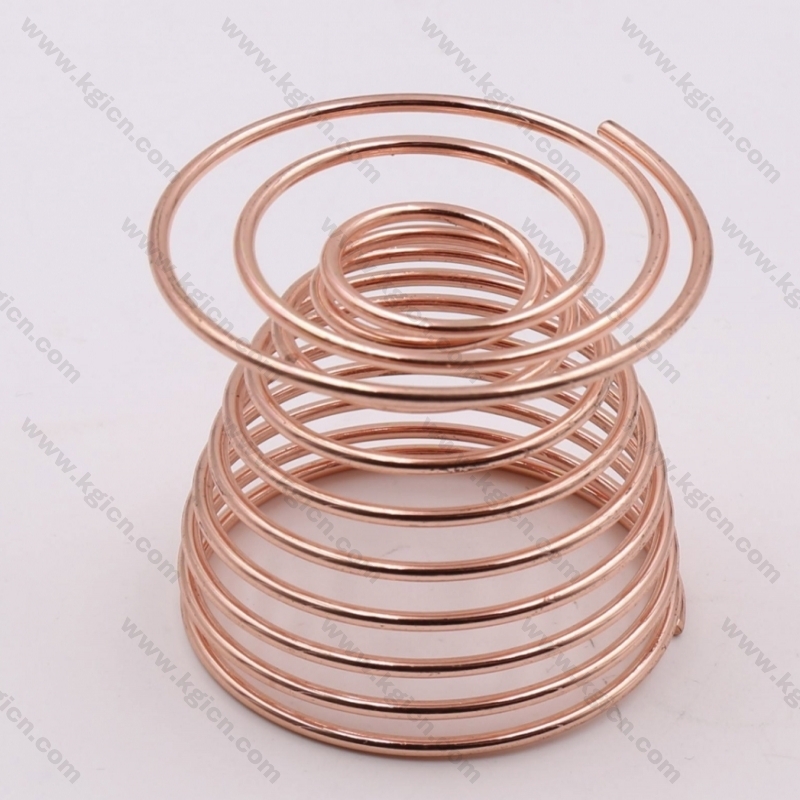 ISO 9001 Factory KGI Iron Copper Plated Springs Used in Automotive Industry