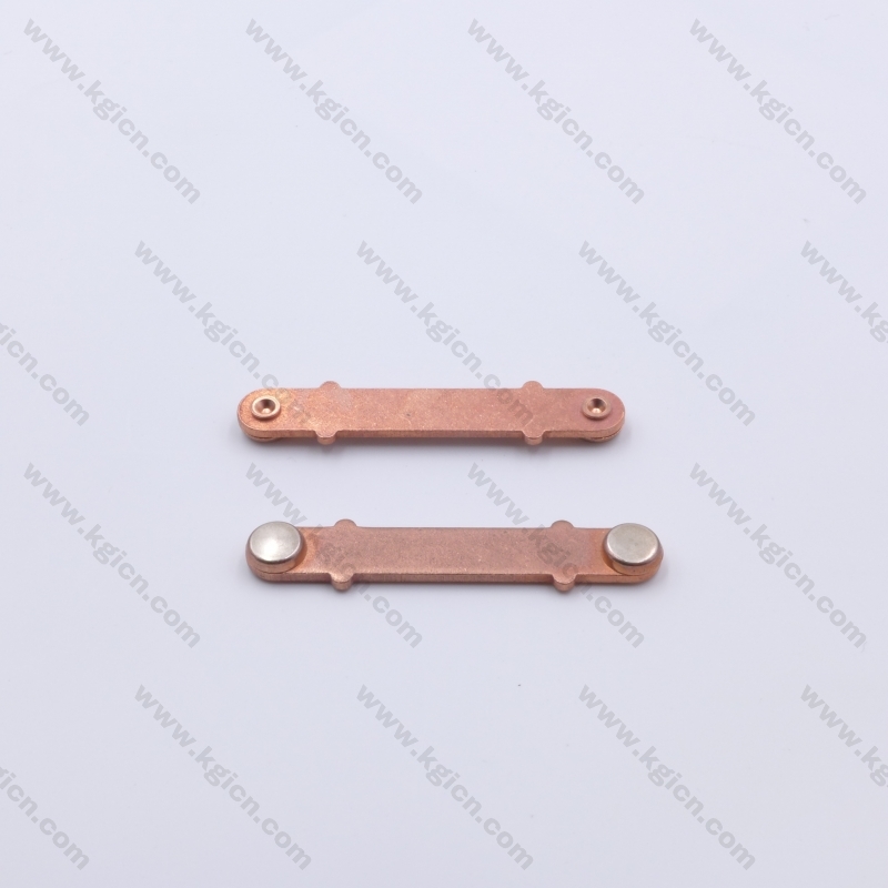 Brand New Metal Stamping Copper Part with Silver Contact for Sockets