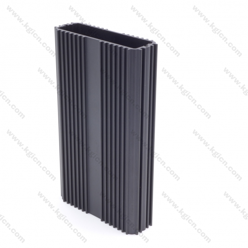 New Product Explosion Aluminum Black Anodized Extrusion Heatsink for Industrial Equipments