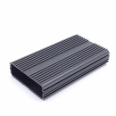 New Product Explosion Aluminum Black Anodized Extrusion Heatsink for Industrial Equipments