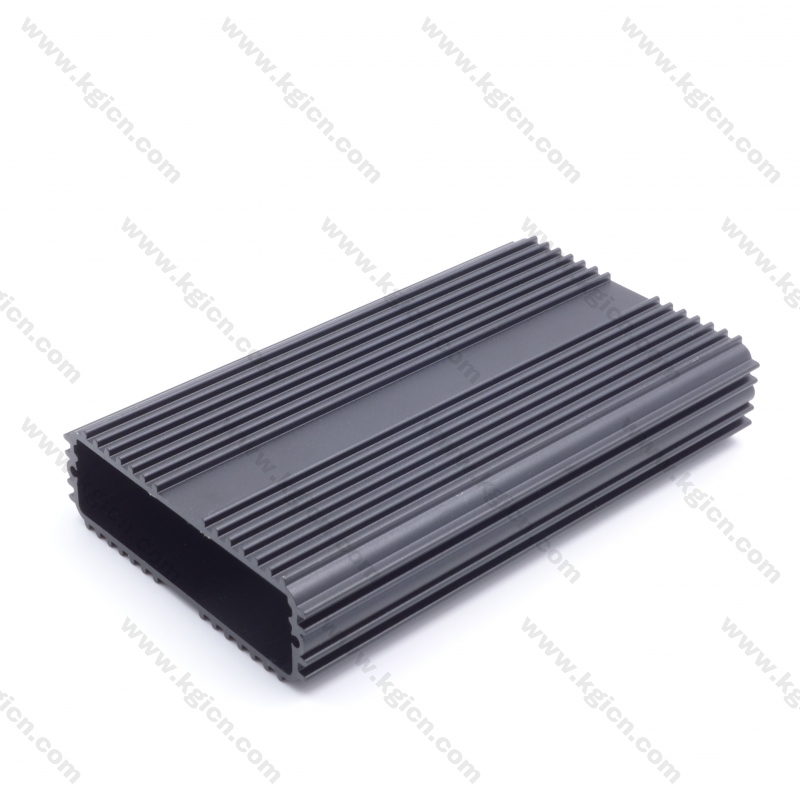 New Product Explosion Aluminum Black Anodized Extrusion Heatsink for Industrial Equipments