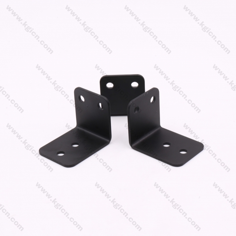 Factory Direct Sale Black Powder Coated Bracket for Electronic