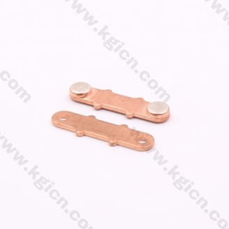Hot Selling Metal Stamping Copper Part with Silver Contact for Sockets
