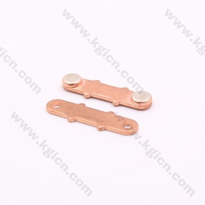 Hot Selling Metal Stamping Copper Part with Silver Contact for Sockets