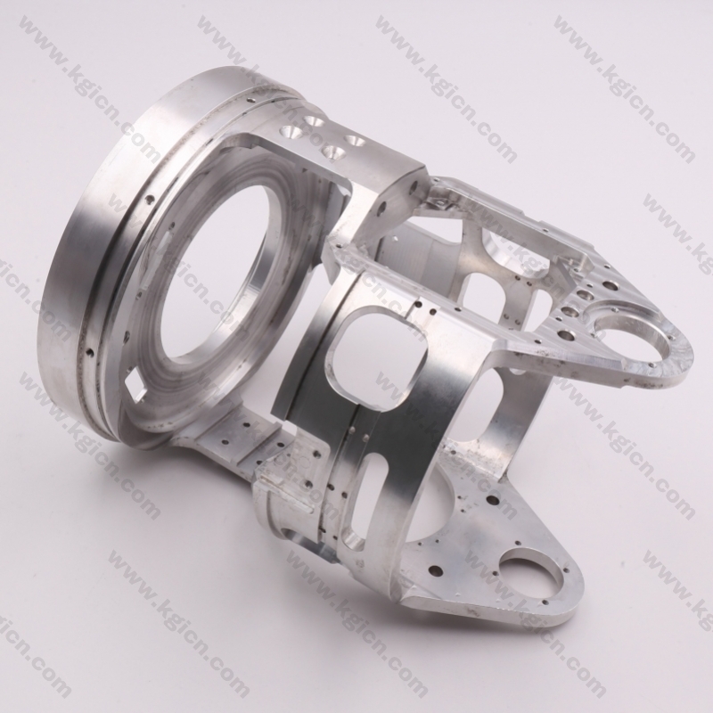 Metal milling CNC machining aluminum alloy flanges