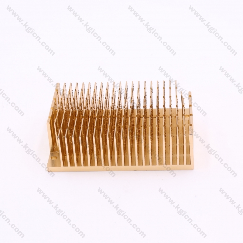 New Developed CNC Machined Copper Heatsinks for Electronic equipment