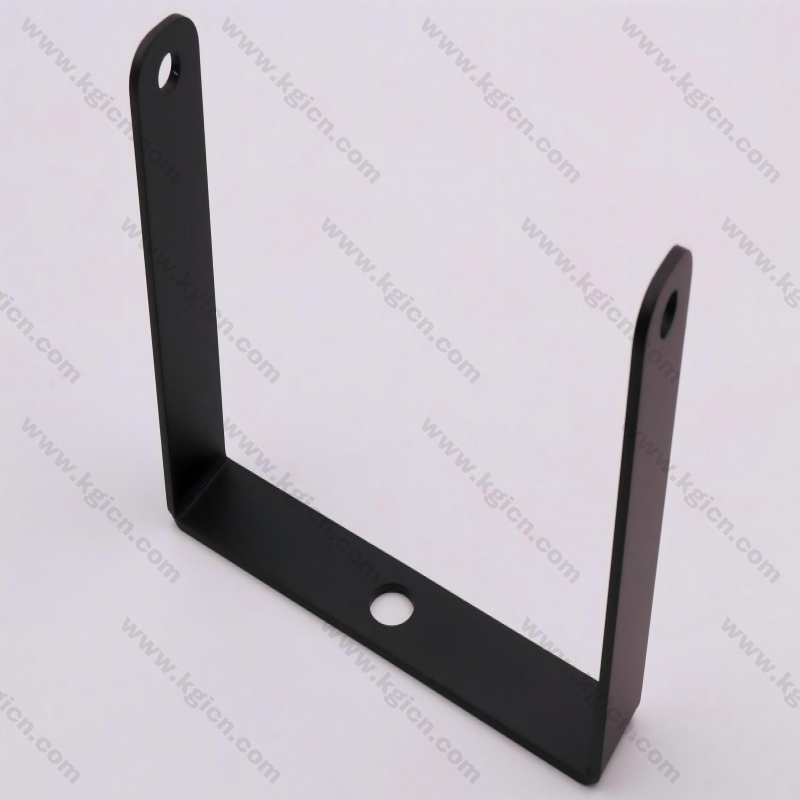 Competitive Price Black Powder Coated Mounting Bracket for Electronics