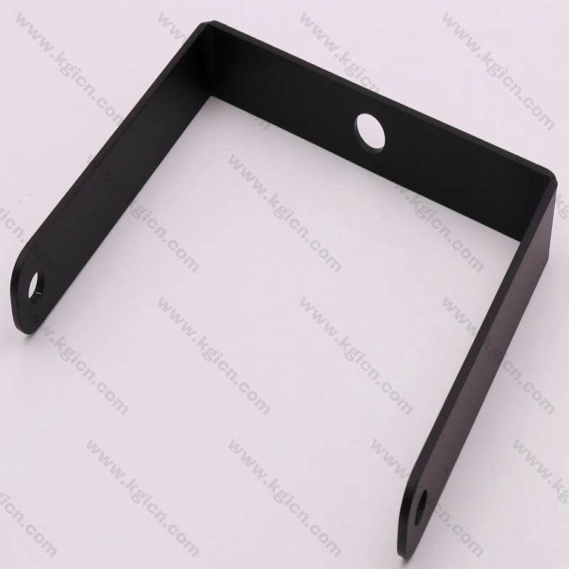 Competitive Price Black Powder Coated Mounting Bracket for Electronics
