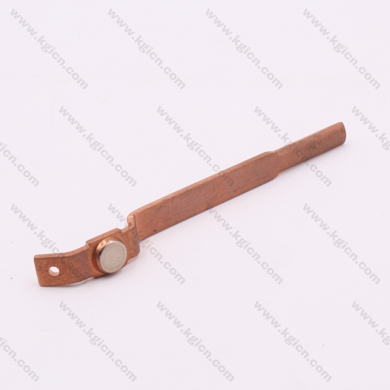 Favorite Design Metal Stamping Copper Part with Silver Contact for Sockets
