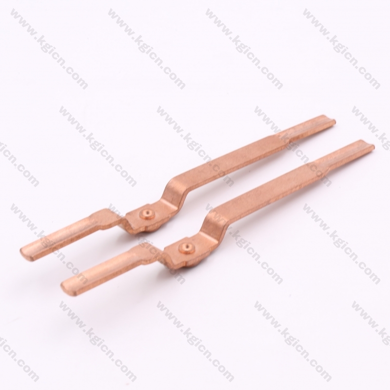 Factory Hot Sale Metal Stamping Copper Part with Silver Contact for Sockets