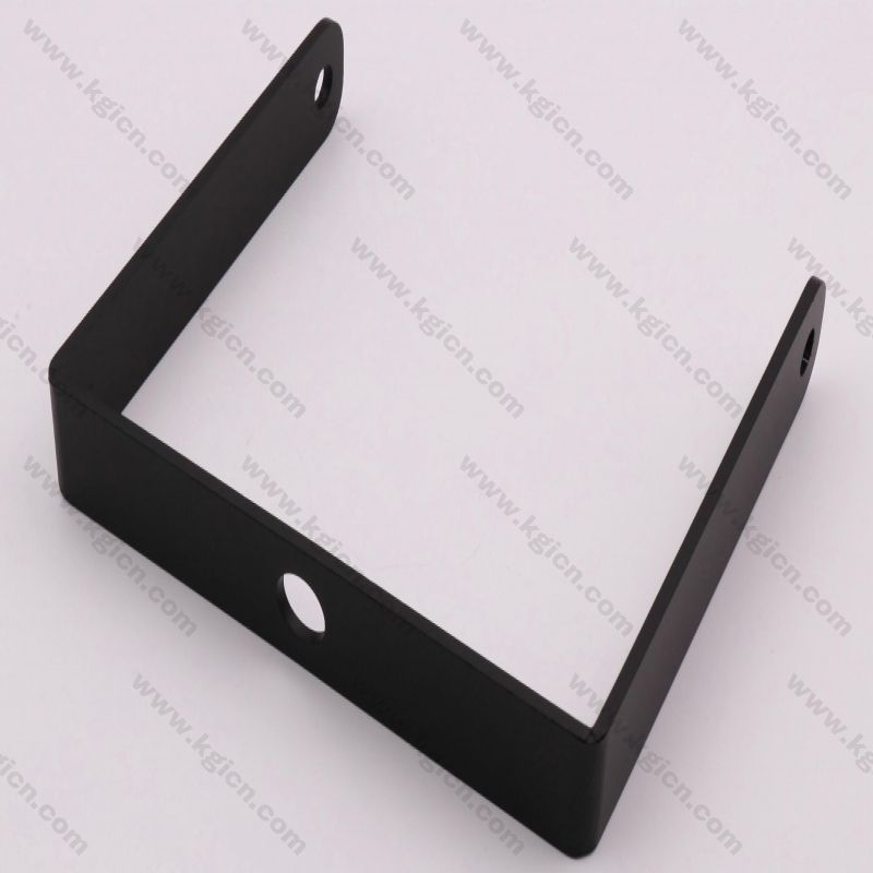 Competitive Price Black Powder Coated Mounting Bracket for Electronics