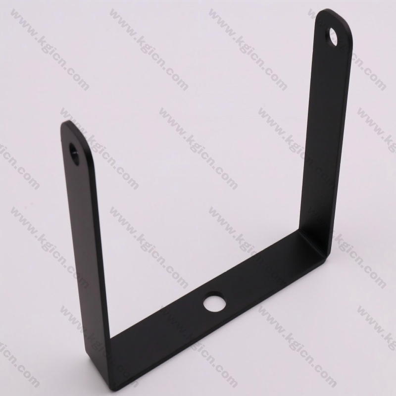 Competitive Price Black Powder Coated Mounting Bracket for Electronics