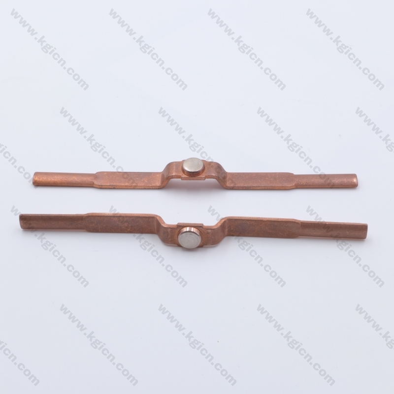 Markdown Sale Metal Stamping Copper Part with Silver Contact for Sockets