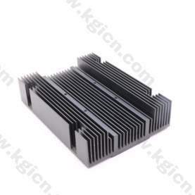 Aluminum extruded Heat Sink with fan mounting for EA controller 