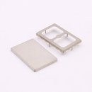 Quality Certification Two Pieces Nickel Silver EMI RF Shielding Parts for Electronics