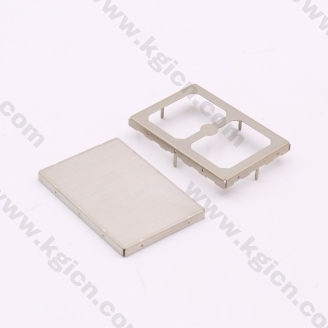 Quality Certification Two Pieces Nickel Silver EMI RF Shielding Parts for Electronics