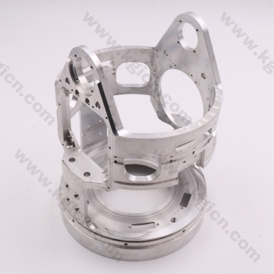 Metal milling CNC machining aluminum alloy flanges