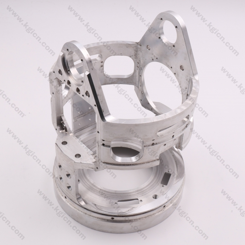 Metal milling CNC machining aluminum alloy flanges