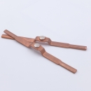 Markdown Sale Metal Stamping Copper Part with Silver Contact for Sockets
